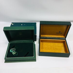 ■【買取まねきや】ROLEX ロレックス 空き箱 空箱 純正BOX ボックス 時計ケース 中古品 2点■