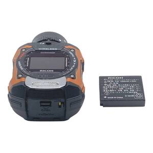 (005575)RICOH 防水アクションカメラ WG-M1 OR 08286