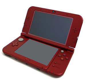 【中古】任天堂 Newニンテンドー3DS LL メタリックレッド 本体のみ 液晶画面いたみ [管理:1350012054]