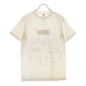 SUPREME シュプリーム 09AW×Damien Hirst Box Logo Tee ダミアンハースト ドットボックスロゴ 半袖Tシャツ カットソー ホワイト