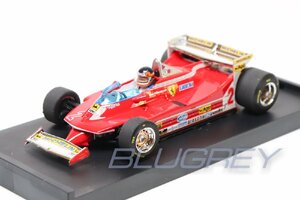 ブルム 1/43 フェラーリ F1 312 T5 モナコGP 1980 #2 ジル・ヴィルヌーブ ドライバー付き BRUMM FERRARI GILLES VILLENEUVE