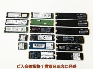 【1円】M.2SSD まとめ売り セット 未検品ジャンク 128GB 256GB 512GB 1TB メーカー混合 E08-005jy/F3