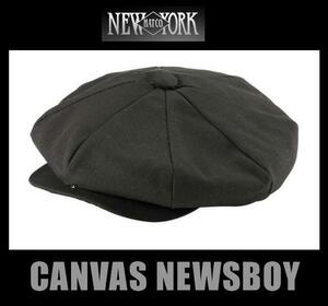 ★ニューヨーク ハット キャスケット New York Hat NEWS BOY - XL黒