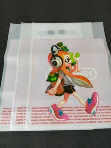 【未使用】3枚 Nintendo OSAKA ショッパー SPLATOON インクリング スプラトゥーン 袋 買物袋 INKLING ニンテンドー大阪 任天堂 箱で送付