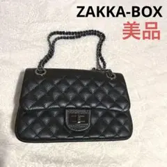 1/15迄❗️美品　ZAKKA-BOX キルティングチェーン　ショルダーバッグ