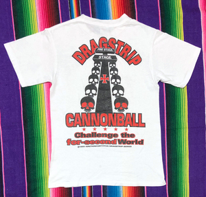 激レア! IGNITION45(イグニッション45) DRAGSTRIP CANNONBALL Tシャツ S HOLLISTER MOTOR CLOTHES(HMC/ホリスター) Krafty