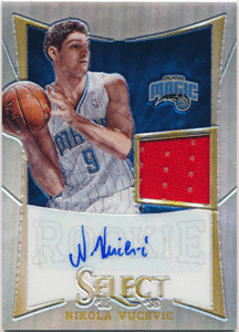 Nikola Vucevic 2012-13 Panini Select RC Rookie Prizm Jersey Auto 199枚限定 ルーキープリズムジャージオート ニコラ・ブーチェビッチ