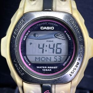 CASIO カシオ Baby-G ベビージー BGX-260 腕時計 ソーラー デジタル カレンダー 多機能 ステンレススチール ラバーベルト 動作確認済み