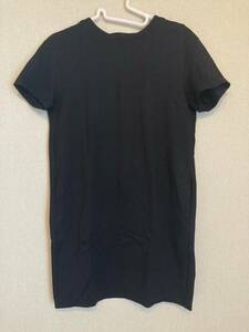 UNIQLO 164607 ポンチワンピース（半袖）S 09 BLACK USED ユニクロ ブラック