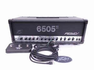 美品 PEAVEY/ピーヴィー 管球式ギターヘッドアンプ 6505 II HEAD フットスイッチ・元箱付 ◆ 6EABF-2