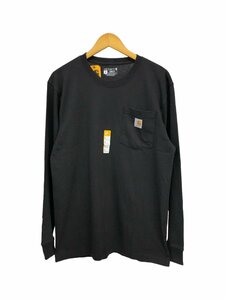 Carhartt (カーハート) Workwear LS Pocket T-Shirt ロンT 長袖Tシャツ K126 黒 BLACK S メンズ/078