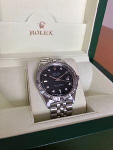 美品 2024年9月OH済 ROLEX DATEJAST SIIカット天然ダイヤ文字盤 REF, 1601 Ca,1570 自動巻 ロレックス デイトジャスト