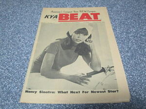 1966年もの！「KYA BEAT」誌　超レアもの！　ナンシーシナトラ、ビートルズ、ホリーズ他