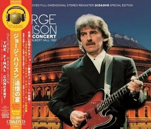 GEORGE HARRISON / THE FINAL CONCERT : LIVE AT THE ROYAL ALBERT HALL 1992 (2CD+DVD) BEATLES ビートルズ