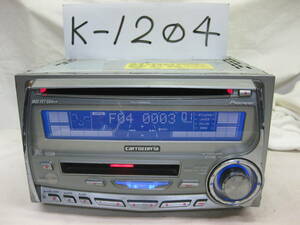 K-1204　Carrozzeria　カロッツェリア　FH-P510MD　MP3　MDLP　2Dサイズ　CD&MDデッキ　故障品