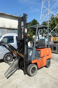 静岡県/引取限定　現状渡し　0.9t　ヒンジ/バケット仕様　トヨタ　フォークリフト　40-2FGL9　エンジン式　MT　ガソリン　小型　900㎏/除雪