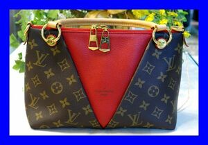 ○美品 ルイ・ヴィトン LOUIS VUITTON モノグラム M43966 VトートBB バッグ スリーズ B0394