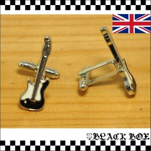 英国 インポート CUFF LINKS カフスボタン カフリンクス カフス釦 ベース ギター ROCK ロック PUNK パンク イギリス UK GB ENGLAND 306