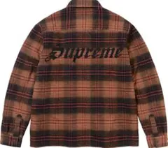 【S】Supreme Lined Flannel Snap Shirt ボア