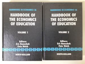 HANDBOOK OF THE ECONOMICS OF EDUCATION 教育経済学ハンドブック 2冊セット 洋書/英語【ta03f】