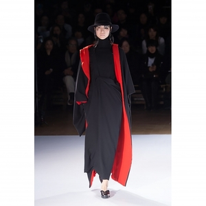 ヨウジヤマモト ファムYohji Yamamoto FEMME スカートラップワンショルダーパンツ 黒2