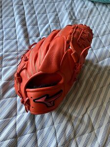 ミズノ（MIZUNO）（メンズ）軟式用グラブ ピッチャー 投手用 ウィルドライブ レッド サイズ11 右投げ用 1AJGR27801 52 