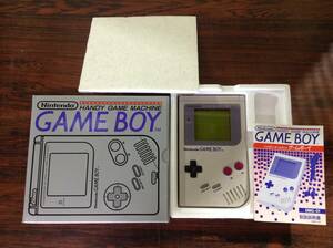 Nintendo Gameboy console w/box tested 任天堂 ゲームボーイ 本体1台 箱付 動作確認済 E907C2