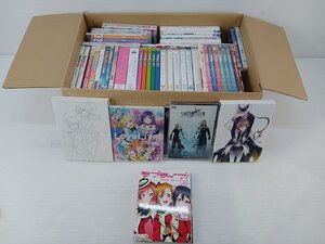 [BC-4-1] アニメ DVD Blu-ray まとめ売り 再生未確認 ジャンク 頭文字D ネギま ラブライブ