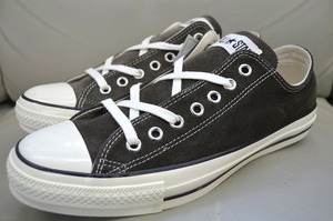 新品未使用 CONVERSE コンバース SUEDE ALL STAR US OX U.S. ORIGINATOR スエード レザー 1CL709 27.5センチ チャコール 送料無料 12100円