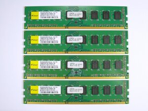 【中古】CFD PC3-10600 DDR3-1333 2GB×4枚 合計8GB W3U1333Q-2G