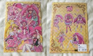 ◆プリキュアシリーズ◆20周年記念　ホログラム　A4クリアファイル　デザインB