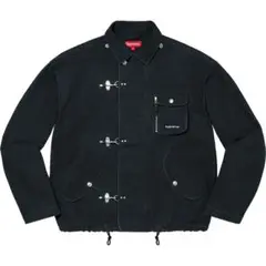 Supreme Canvas Clip Jacket Black Size L