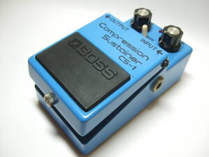 送料無料 BOSS CS-1 箱付き Made in Japan September-1979 Compression Sustainer MIJ 日本製 