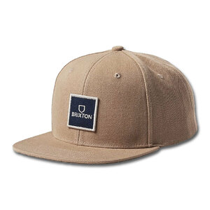 BRIXTON(ブリクストン) ALPHA SQUARE MP SNAPBACK SAND.