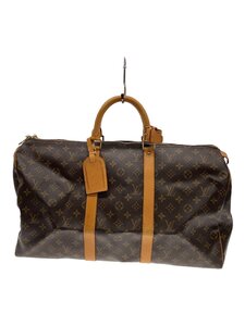 LOUIS VUITTON◆キーポル50_モノグラム・キャンバス_BRW/PVC/BRW/総柄//