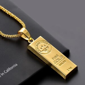 ☆１円〜新品海外限定イエローゴールド18KGP（Gold Plated）鍍金　チェーン ネックレス ペンダント メンズ 高品質 高級感 光沢 大人気 