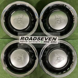 ★ホンダ N BOX スラッシュ 純正 スチール 14インチ★14×4.5J +40 4H PCD100 ハブ径 約56mm 4本セット 中古鉄ホイール★送料無料