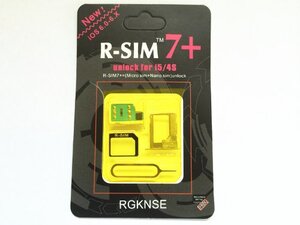 送150円R-SIM7+ iPhone5 4S SIMロック解除アダプター AU SB