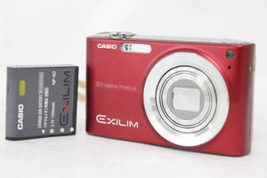 【返品保証】 カシオ Casio Exilim EX-Z200 レッド 4x バッテリー付き コンパクトデジタルカメラ M675