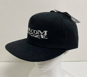 VOLCOM ボルコム D5532202BLK① キャップ Cap 帽子 ウォッシュキャンバス FLEXFIT ユーポン社製 ブラック色 ヴォルコム 新品 即決 送料無料