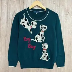CARAOCRUZ キャラオクルス ニット セーター ダルメシアン 犬 ブランド