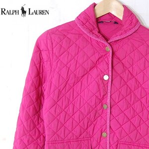 ラルフローレン RALPH LAUREN■キルティングジャケット 中綿　女の子■L(12-14)150/80■ピンク ※NK4d02219