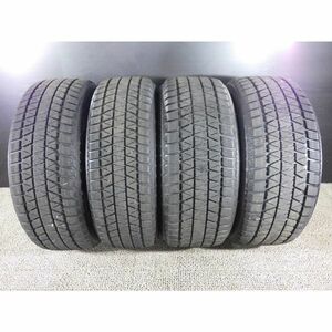 ブリヂストン BLIZZAKDM-V3 (F)255/55R18 (R)235/60R18 4本SET◎2019~2020年製8~9分山スタッドレス◎中古 4本に若干の片減りあり◎手渡し可