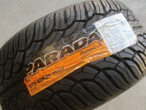 ☆新品激安☆ヨコハマ　PARADA Spec-X PA02 275/40R20 1本