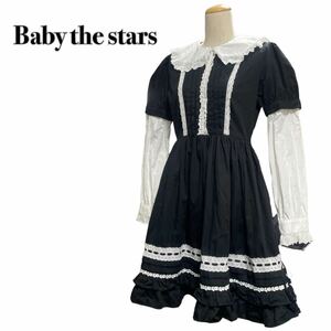 Baby the stars ベイビーシスターズ シャインブライトゴスロリロリィタ 長袖 シャツワンピース F