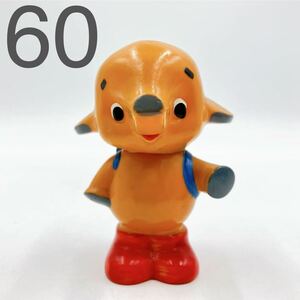 5AB134 当時物 超レア物 サトちゃん 非売品 ソフビ 貯金箱 企業物 ランドセル 長鼻 薬局 中古 現状品