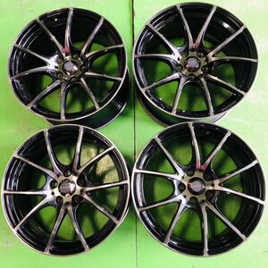 NT553 中古 WEDS SPORT SA-10R ウェッズスポーツ ホイール 18×8.5J +45 18×9.5J +45 PCD 114.3 4本【16系アリスト/レクサスIS/マークX】