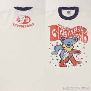 トイズマッコイ TOYS McCOY GRATEFUL DEAD TEE THUNDERBOLT グレイトフル・デッド Tシャツ オフホワイト 日本製 MADE IN JAPAN