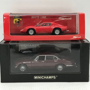 05w07939★1円~ 1/43スケール Jagar XL 12 1976レッド MINICHAMPS Fiat AbarthOT1300 1965 Spark アバルト ミニカー 中古品