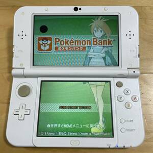 New ニンテンドー３DS LL パールホワイト　本体　動作正常品　ポケモンバンク ダウンロード済み